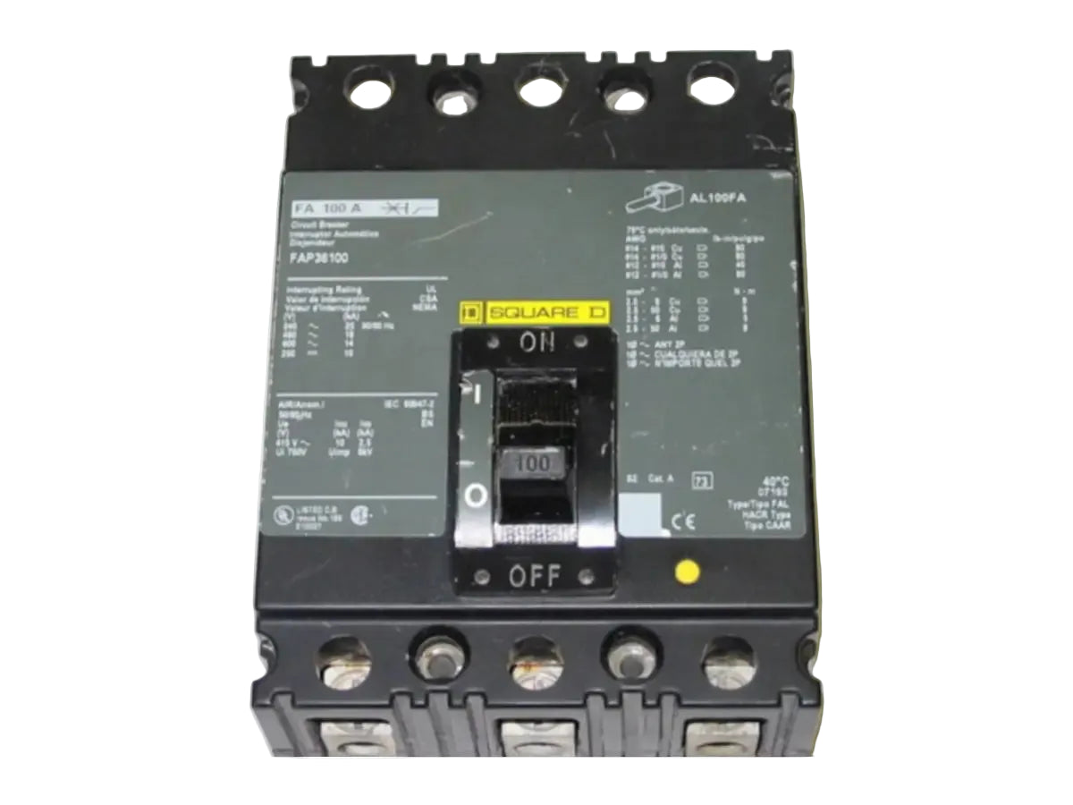 Lennox  77W37, Circuit Breaker, 3 Pole, 25A, 600V, Type FAP, Molded Case