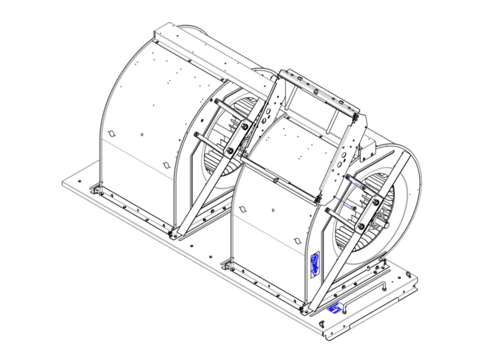 Lennox 78W89, Blower Assembly Unpainted