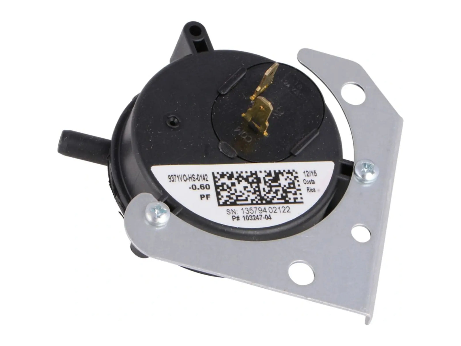 Lennox 80W52 -.60"wc SPST Pressure Switch