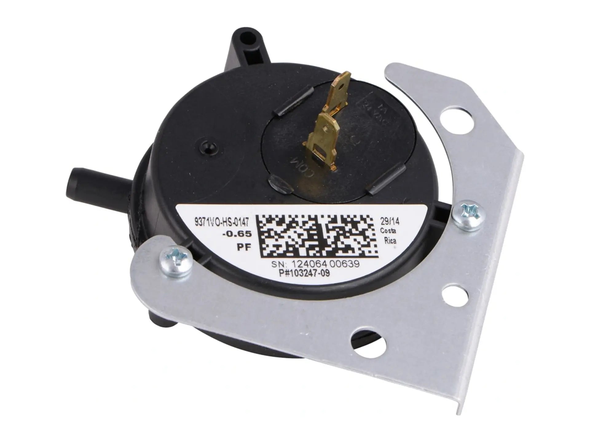 Lennox 80W54, Single Stage Pressure Switch