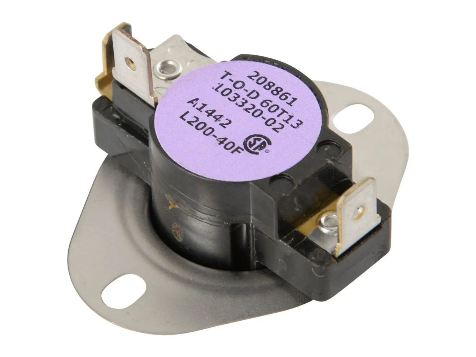 Lennox 96W85 Limit Switch, 200F Open