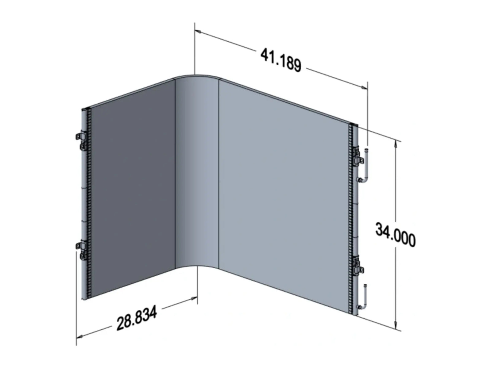 Lennox 98W51, Outdoor Condenser Coil