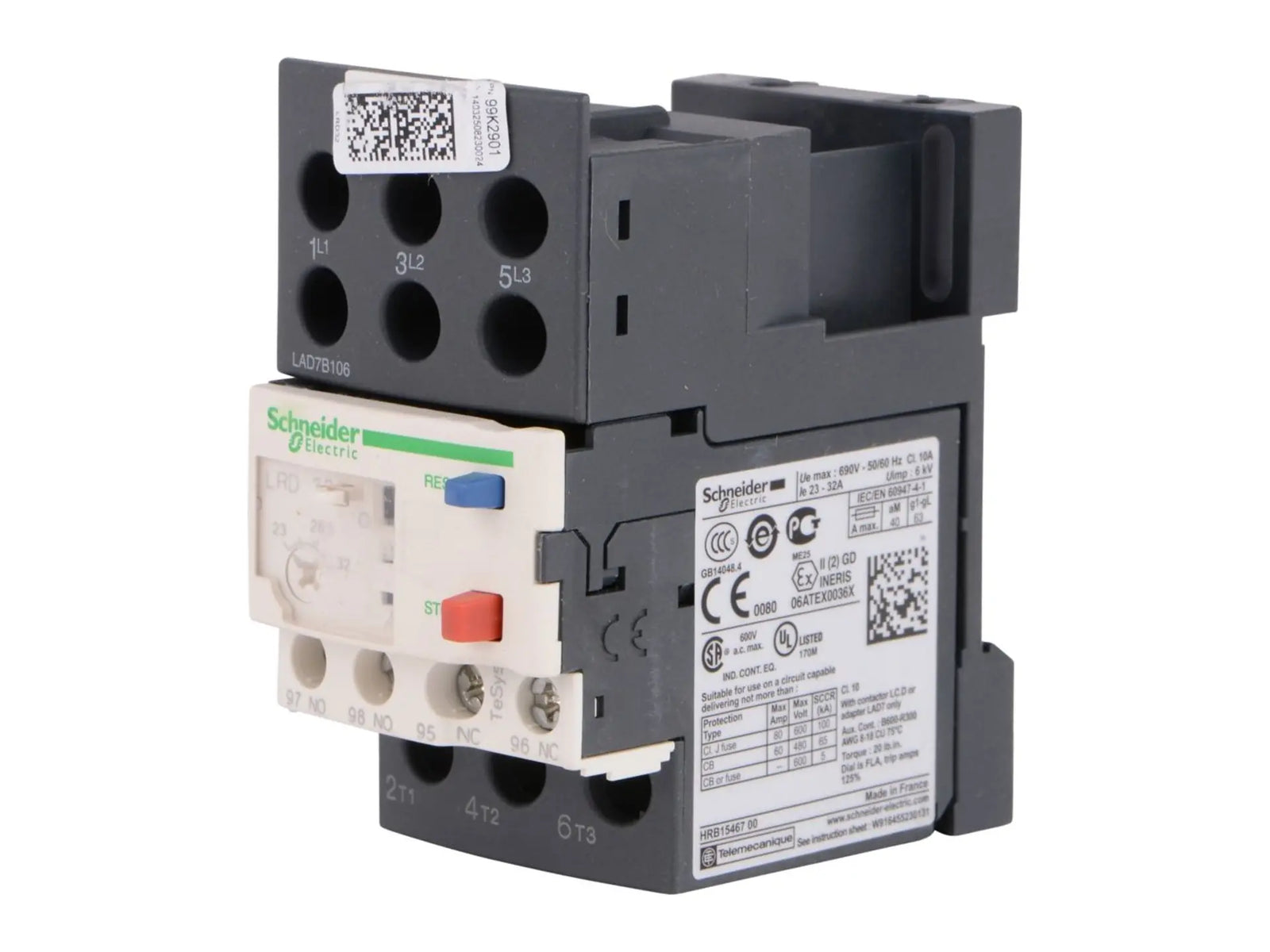 Lennox 99K29, Blower Overload Relay 20-32A