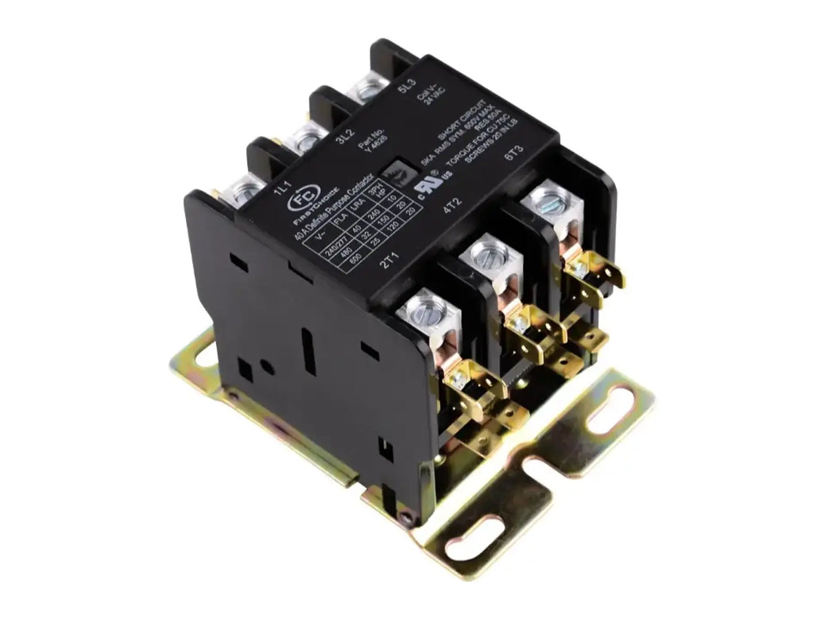 Lennox EC40324-EW, Definite Purpose Contactor 40A 3-Pole 24VAC Coil