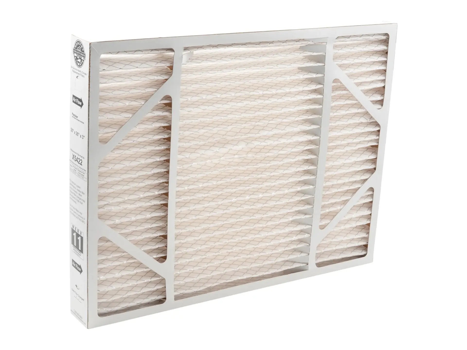 Lennox X5422, MERV 10 Pleated Filter 20x26x3
