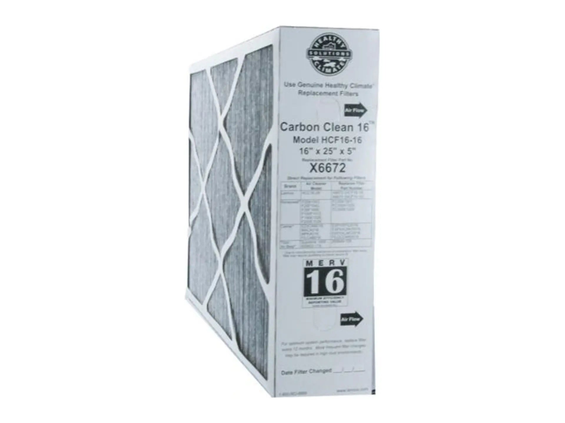 Lennox X6672 16x25x5 MERV16 Replacement Filter