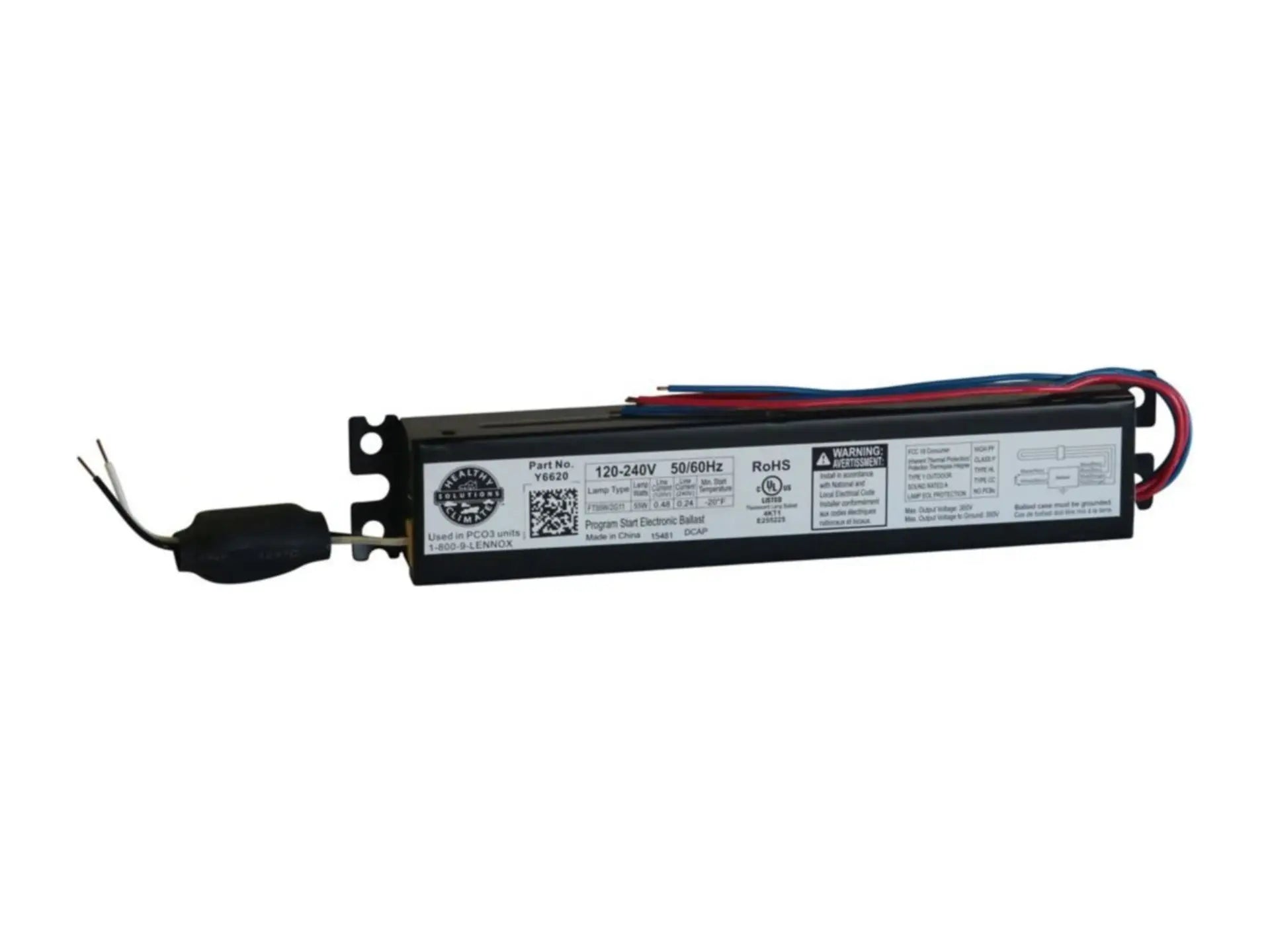 Lennox Y6620, Replacement Ballast