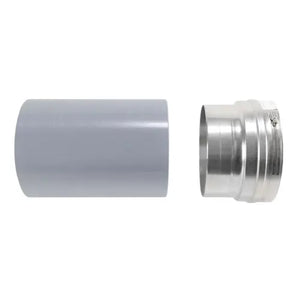 Lochinvar 100267012 8" Flue Kit Adapter, Stainless Steel to CPVC