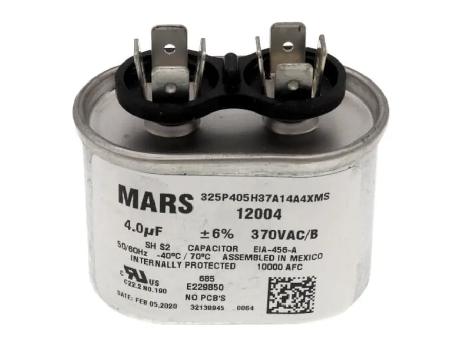 MARS 12004, 4 MFD, 370 V Oval Capacitor