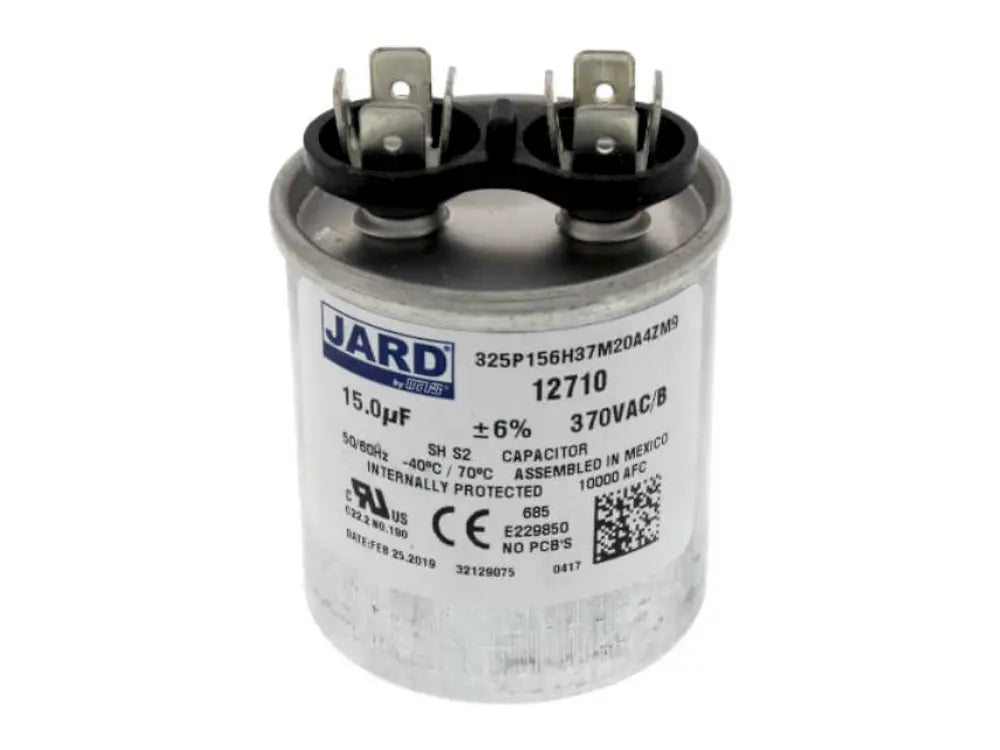 MARS 12710, 15 MFD, 370 V, Round Run Capacitor