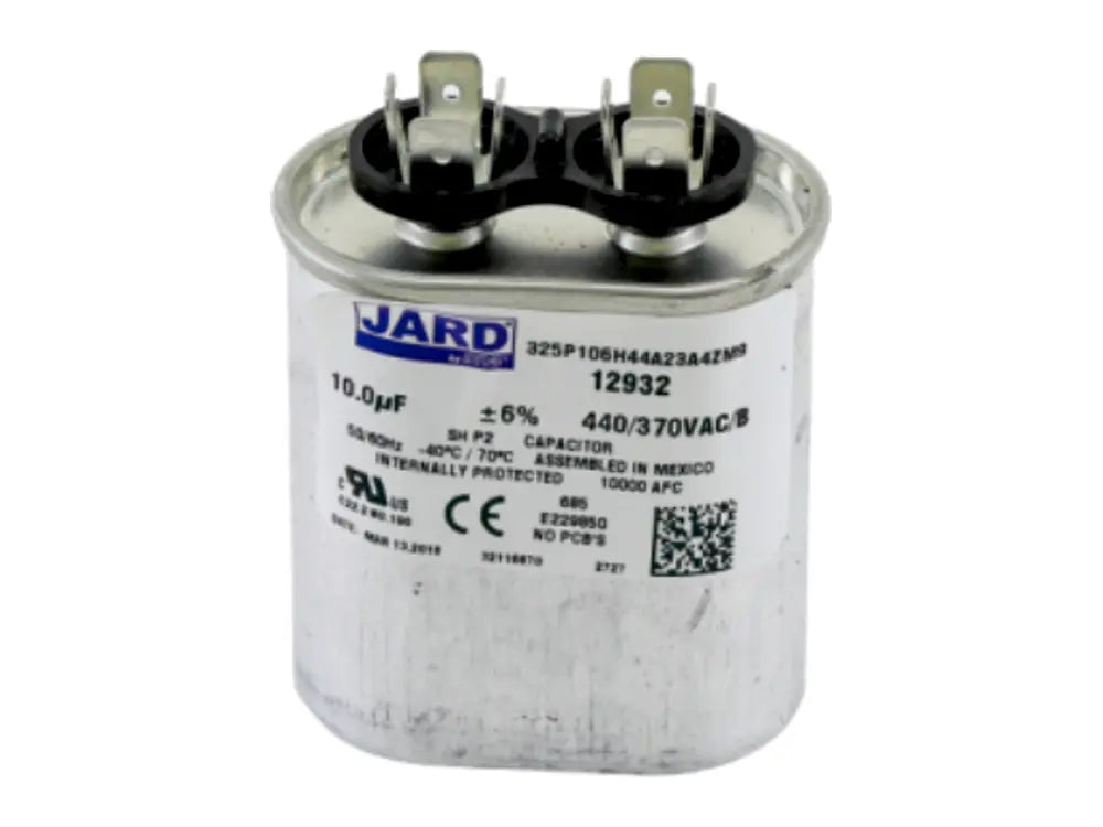 MARS 12932, 10 MFD, 440V Oval Run Capacitor