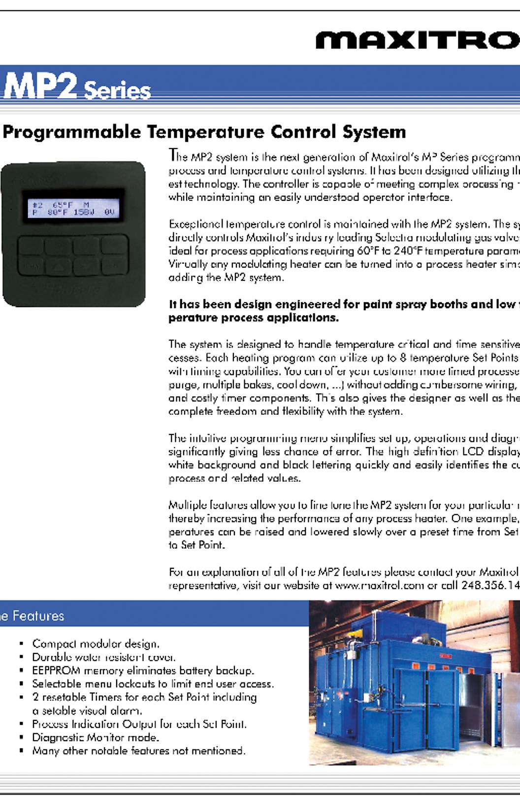 Maxitrol MP2 Series Brochure