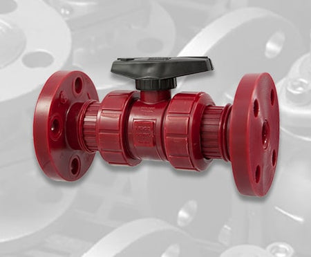 NIBCO Red PVDF Ball Valves