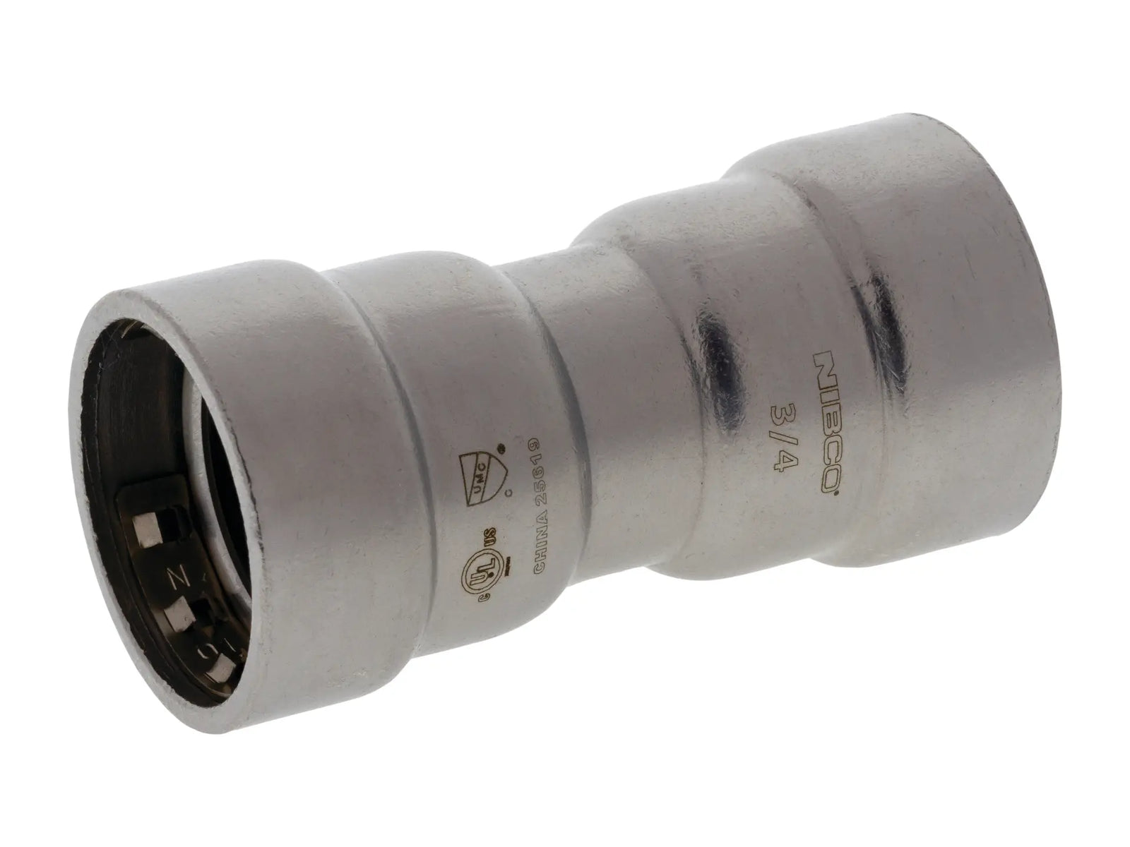 NIBCO 2002000EPC, 1-1/2 in. x 1-1/2 in. BenchPress Coupling PxP, Carbon Steel PC200