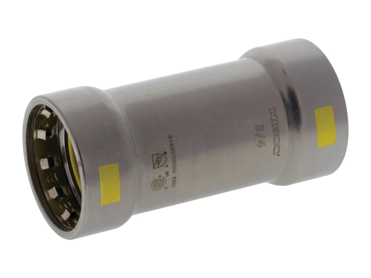 NIBCO 2020550HPC, 1-1/4 in. x 1-1/4 in. BenchPressG Repair Coupling PxP Carbon Steel (NoStop) PCH201