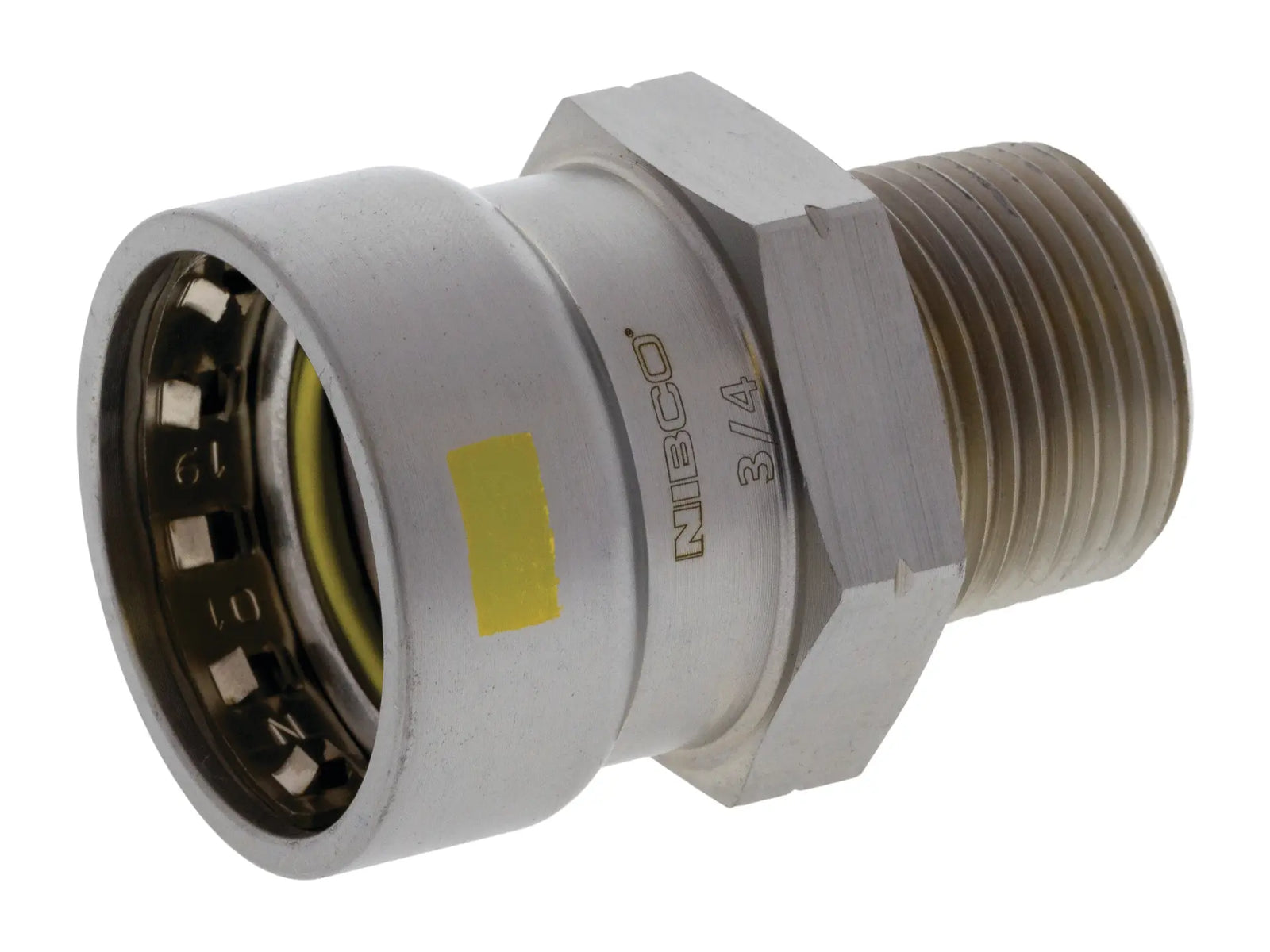NIBCO 2030600HPC, 1/2 in. x 1/2 in. Press x M Adapter Carbon Steel PCH204