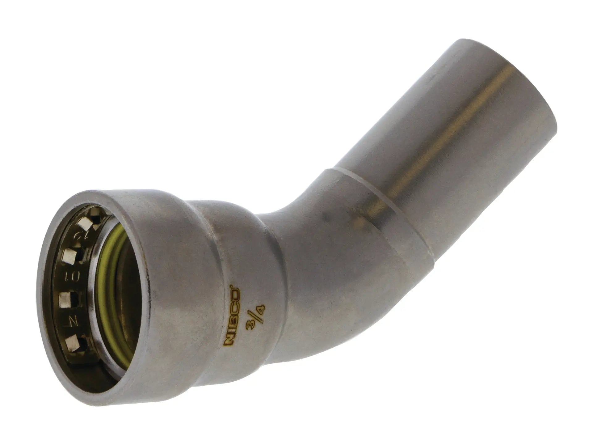 NIBCO 2046200HPC, 1/2 in. x 1/2 in. Ftg x Press 45 Elbow Carbon Steel PCH206-2