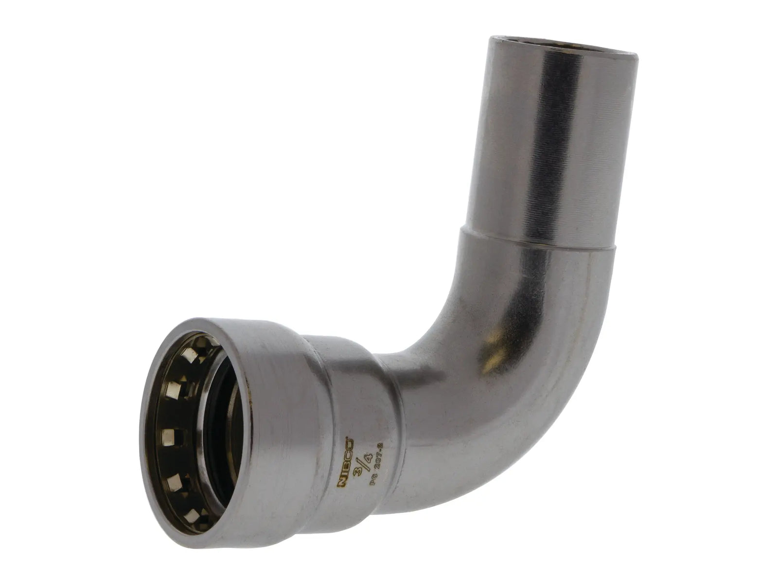NIBCO 2059355EPC, 2 in. x 2 in. Ftg x Press 90 Elbow Carbon Steel PC207-2