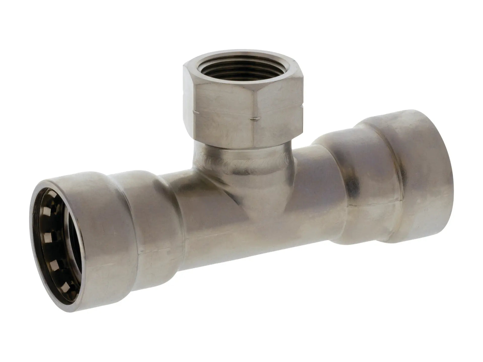 NIBCO 2146050EPC, 3/4 in. x 3/4 in. x 3/4 in. BenchPress Tee P x P x F Carbon Steel PC212