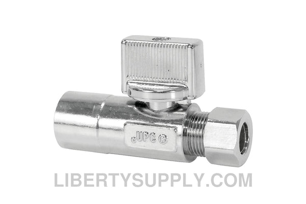 NIBCO 7120LF 1/2" x 1/2" PRO-Stop Supply Stop Valve ND611L25