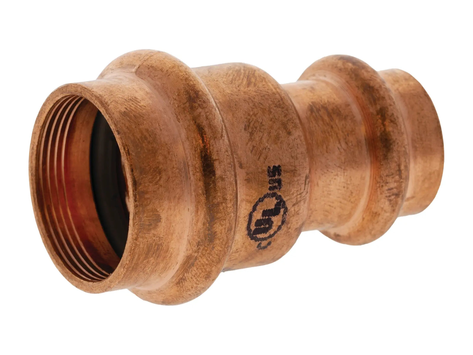 NIBCO 900142RPC, 1 in. OD x 7/8 in. OD PressACR Reducing Copper Coupling PC9600-R