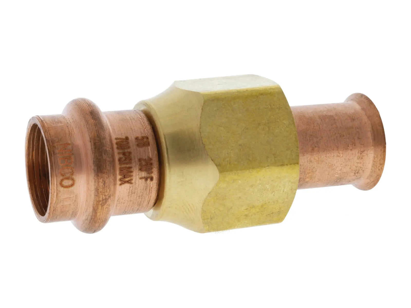 NIBCO 900602RPC, 5/8 in. O.D. x 5/8 in. O.D.  PressACR SAE Flare PC9635