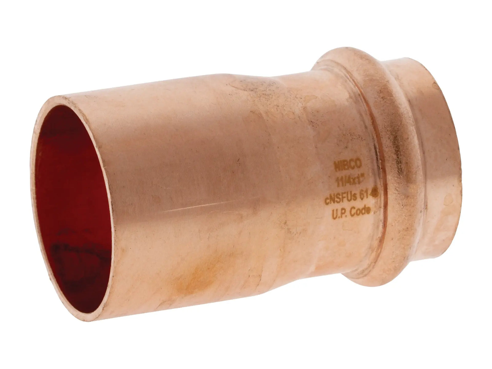 NIBCO 9008500PC, 1-1/4 in. x 1 in. Fitting Reducer Ftg x P, Wrot Copper PC600-2