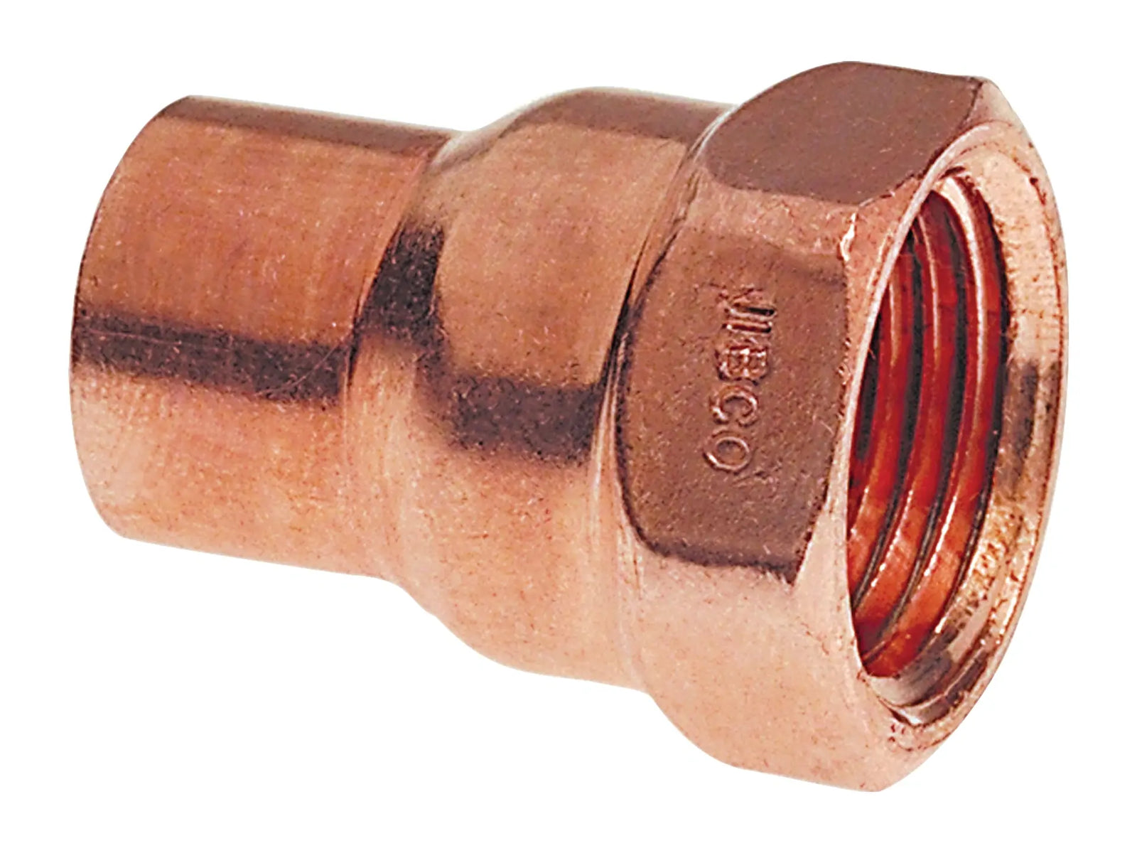 NIBCO 9024800CB, 1/2 in. x 3/8 in. Adapter C x F, Wrot 603R-CB