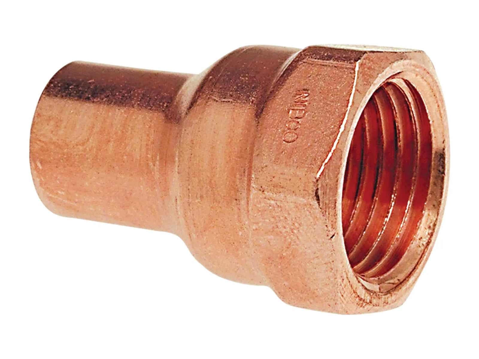 NIBCO 9028100CB, 3/8 in. x 3/8 in. Fitting Adapter Ftg x F, Wrot 6032-CB