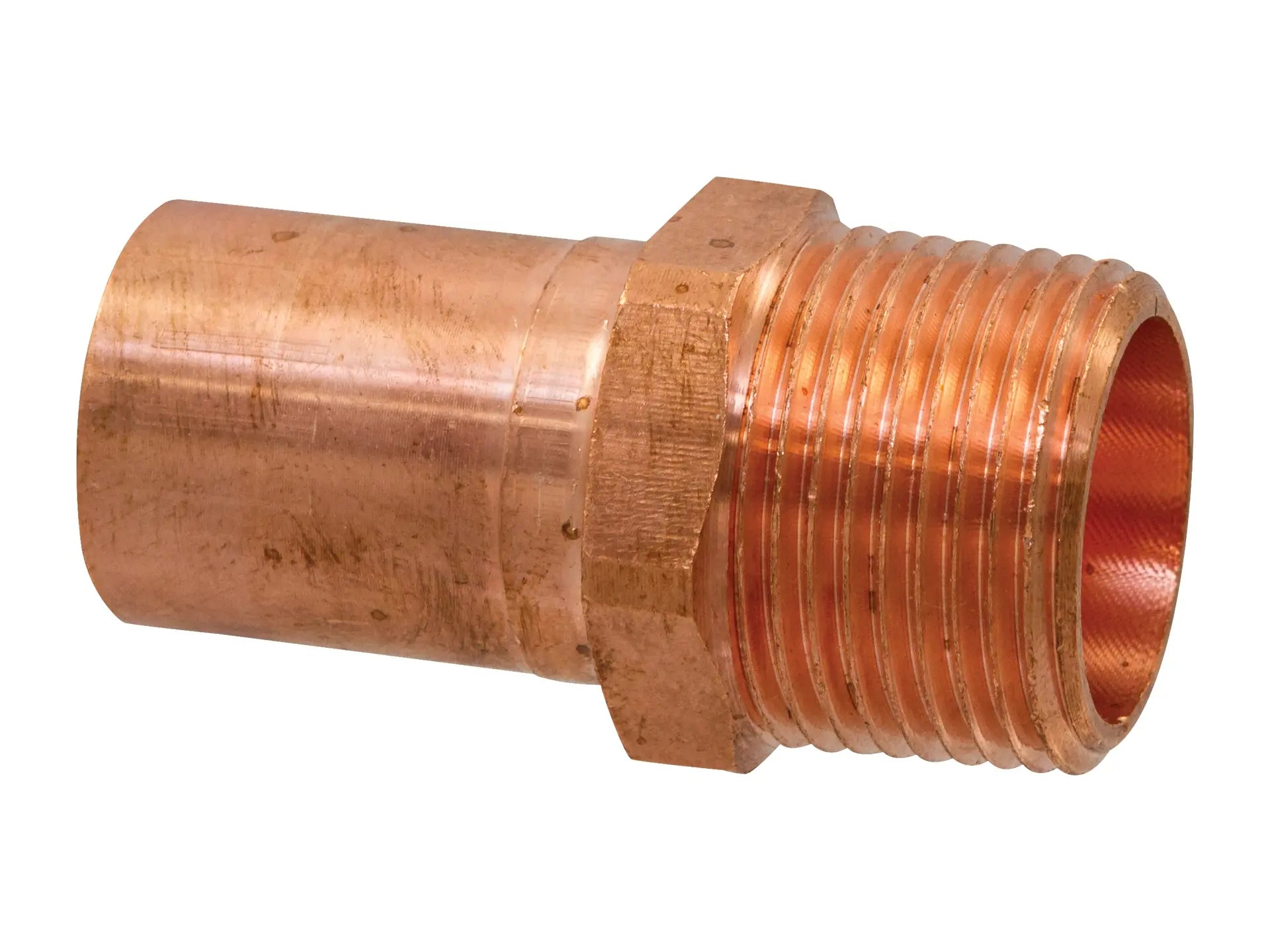 NIBCO 9034605PC, 2 in. x 2 in. Extended Adapter FTG x M, Wrot Copper PC604-2