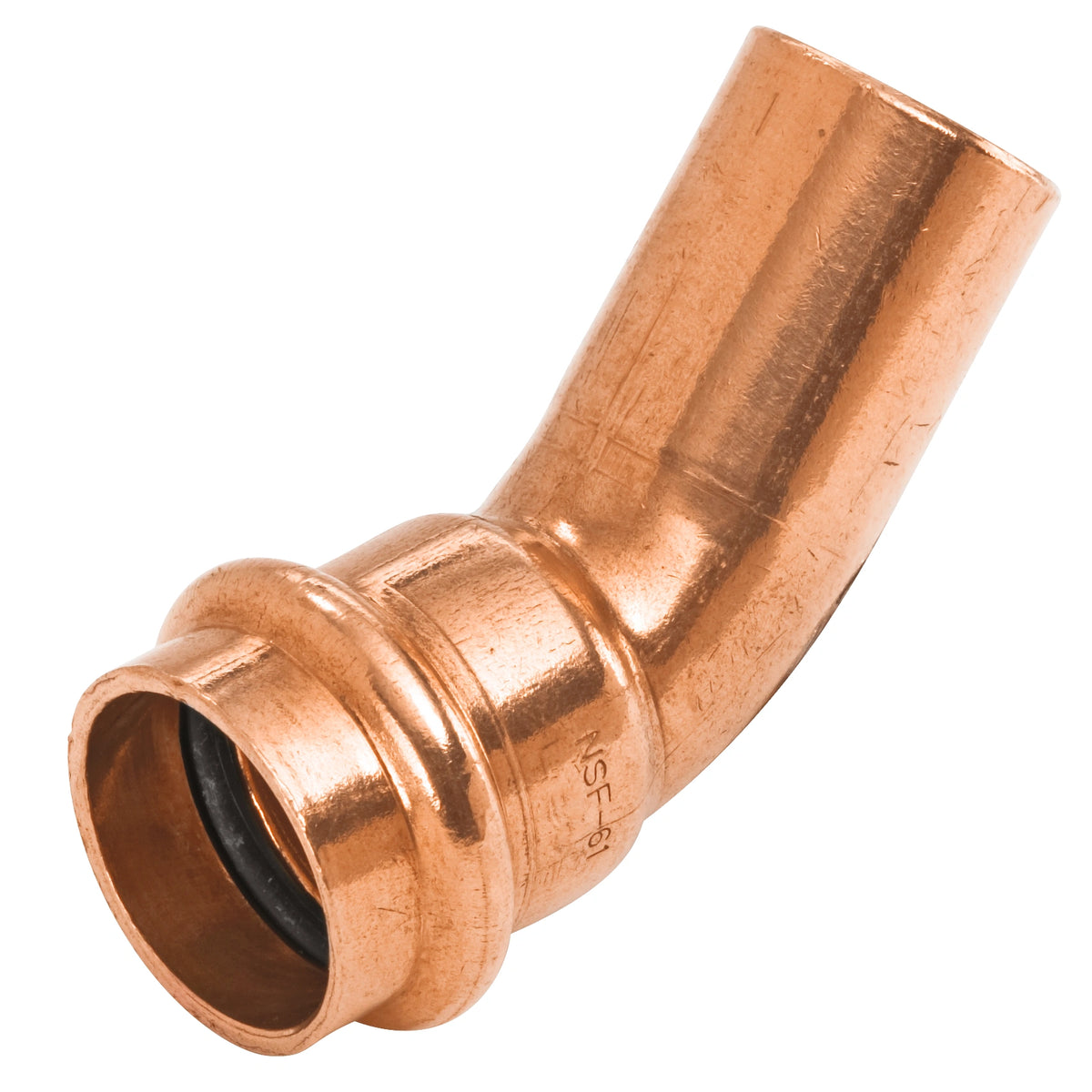 NIBCO 9046500FPC, 1-1/4 in. x 1-1/4 in. 45° Elbow Ftg x P, Wrot Copper PC606-2