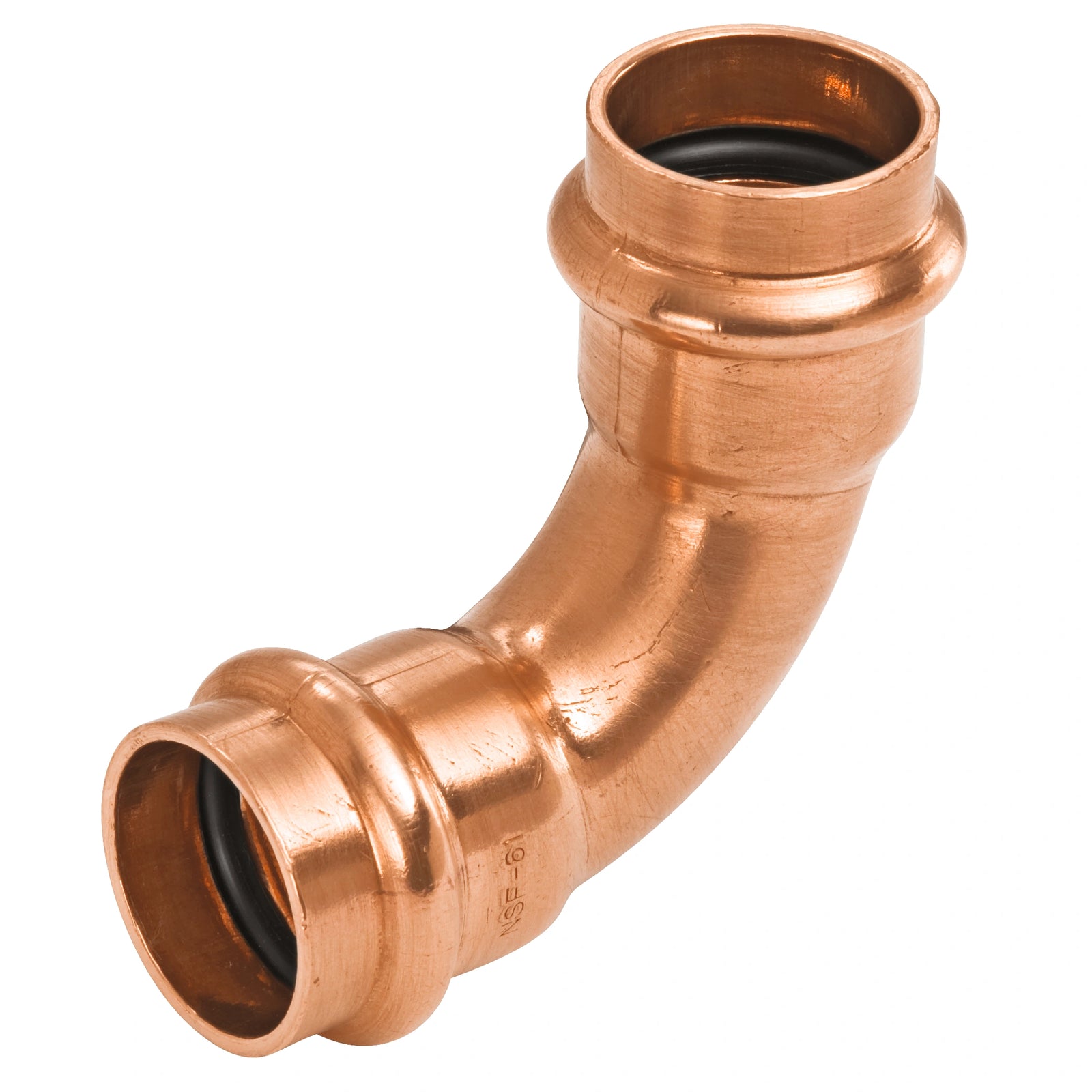 NIBCO 9055600FPC, 3/4 in. x 3/4 in. 90° Elbow P x P, Wrot Copper PC607