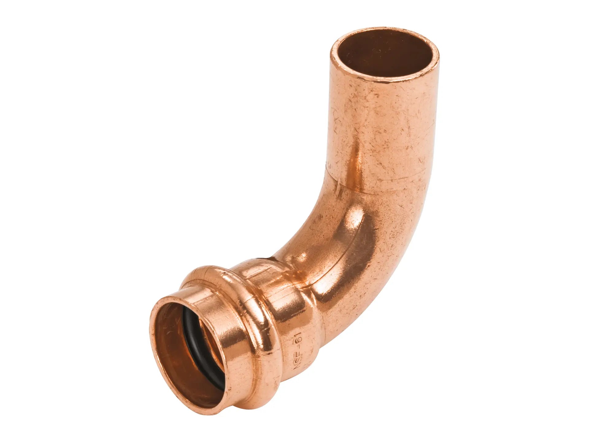 NIBCO 9059356FPC, 2 in. x 2 in. 90° Elbow Ftg x P, Wrot Copper PC607-2