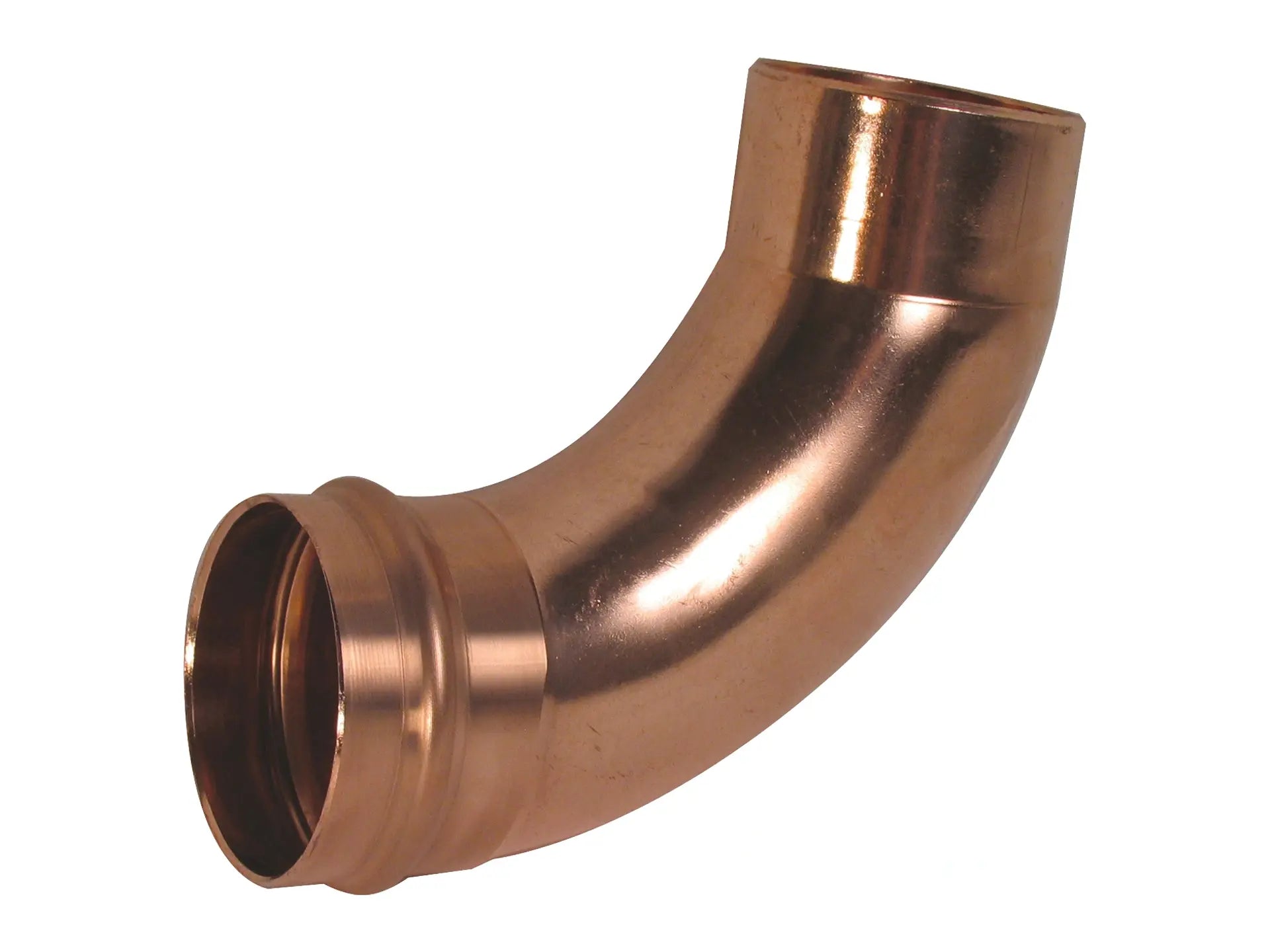 NIBCO 9080900PC, 2-1/2 in. x 2-1/2 in. 90° Long Radius Elbow Ftg x P, Wrot Copper PC607-2-LT
