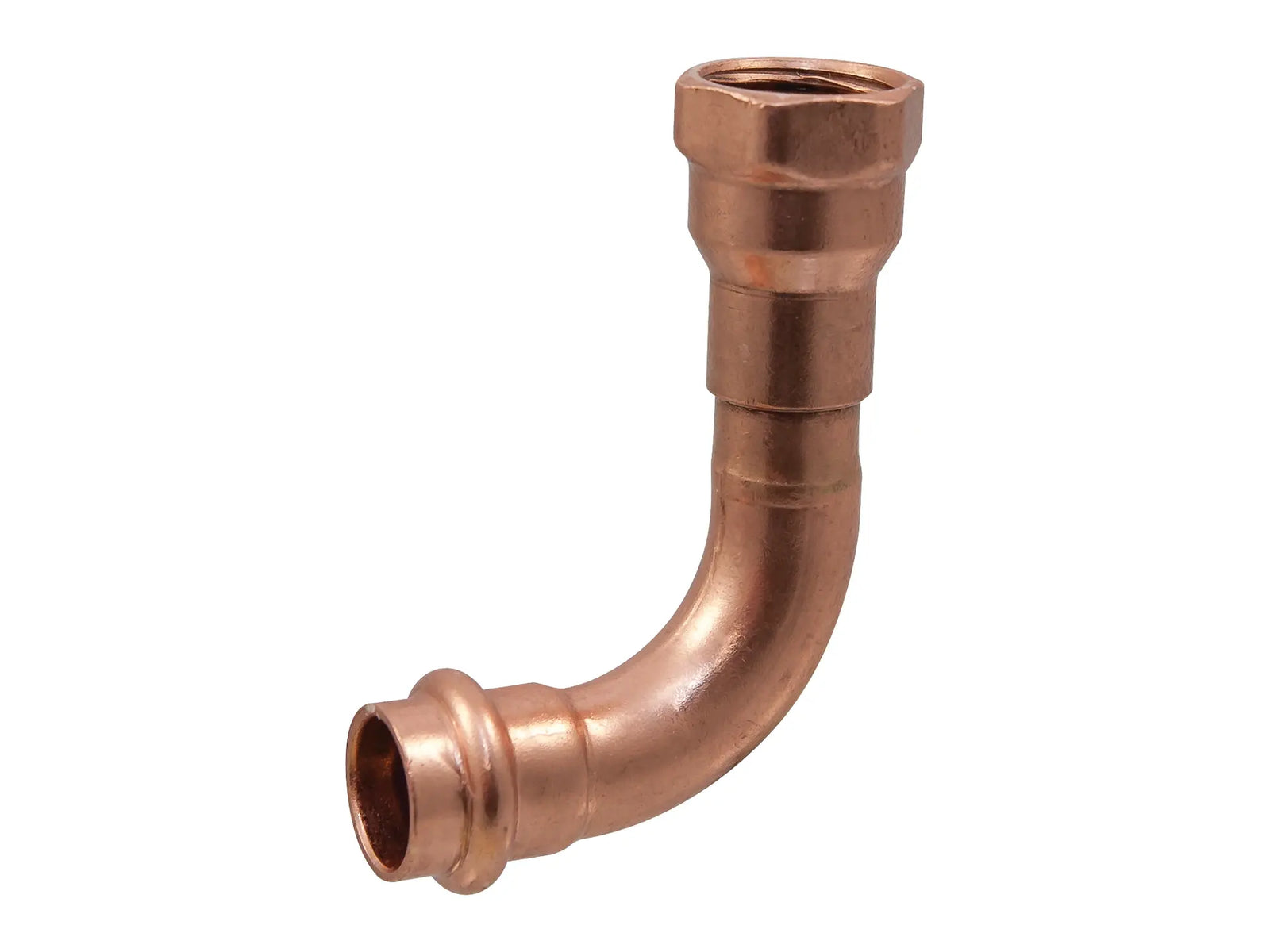 NIBCO 9082755PC, 1/2 in. x 1/2 in. 90° Elbow P x F, Wrot Copper PC607-3