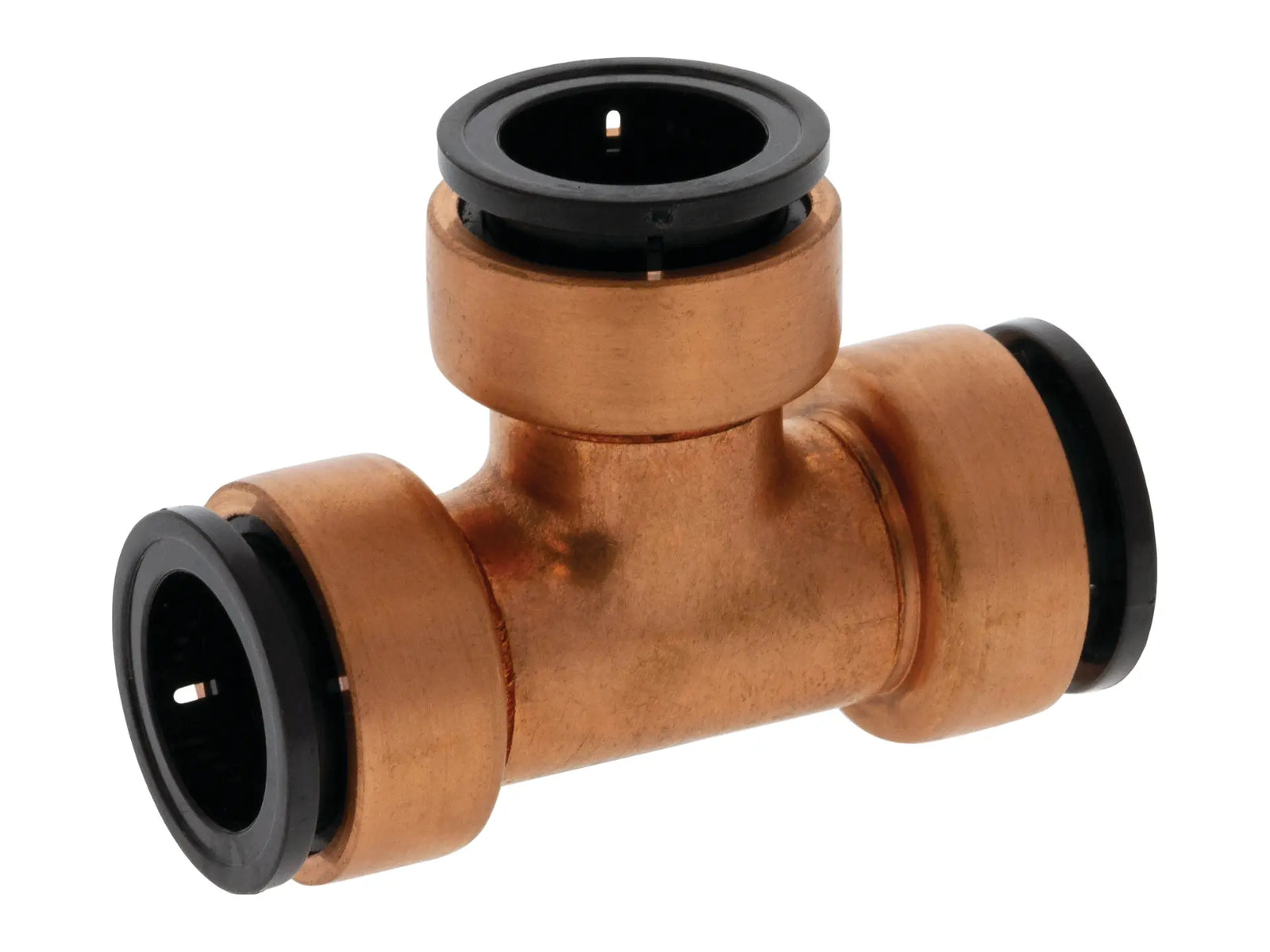 NIBCO 9098550P, 3/4 in. x 3/4 in. x 1/2 in. Wrot Racer Tee - Push x Push x Push P611