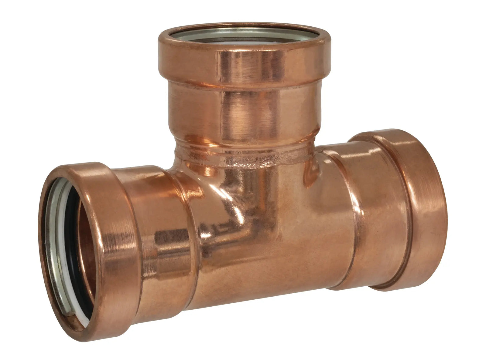 Webstone 910680XLC, 3 in. x 3 in. x 2 in. Pro-Connect Press XLC Copper Tee PC611XLC
