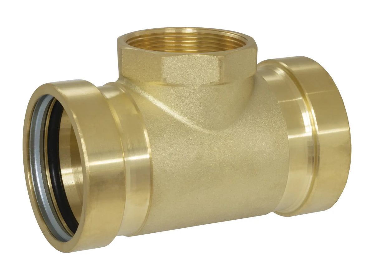Webstone 912465XLC, 2-1/2 in. x 2-1/2 in. x 2 in. Pro-Connect Press - XLC Brass Tee PC612XLC