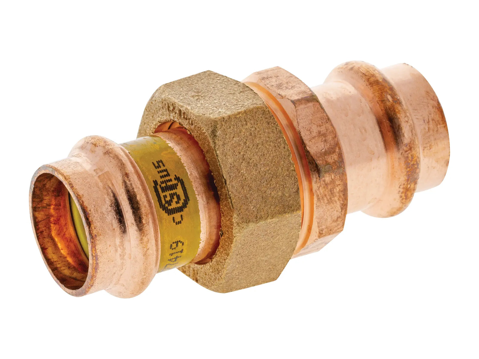 NIBCO 9256400HPC, 1/2 in. x 1/2 in. Press X Press PressG Wrot Copper Union PCH633