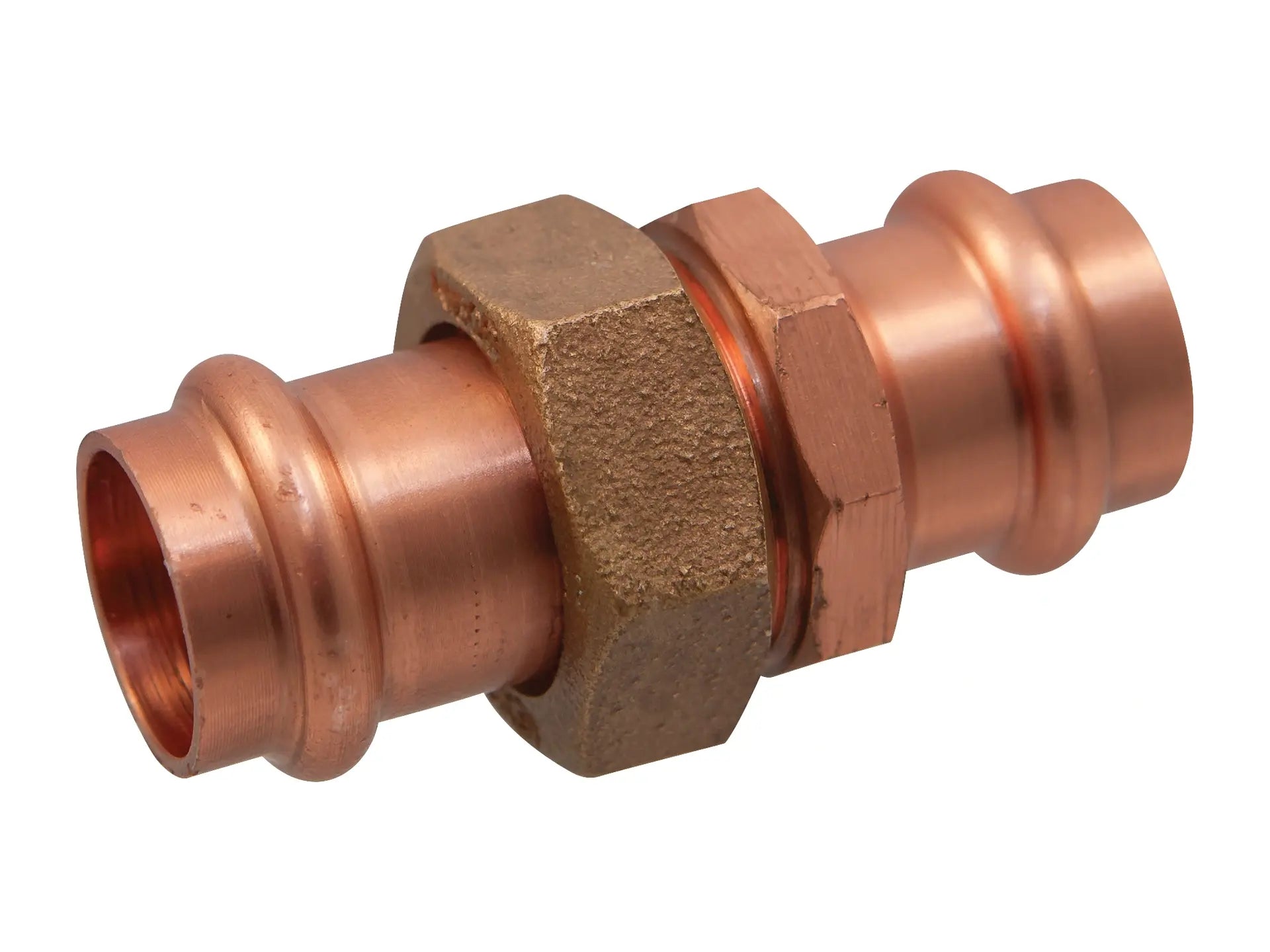 NIBCO 9256600FPC, 1 in. x 1 in. Union P x P, Wrot Copper PC633