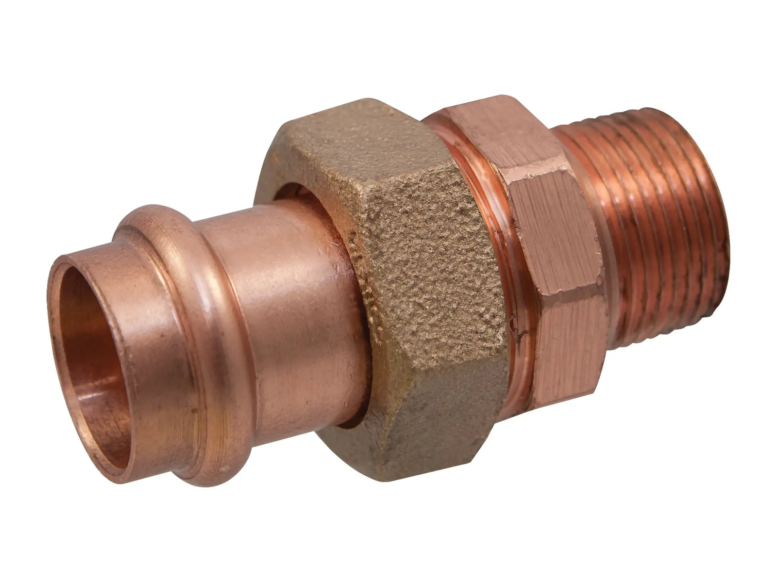 NIBCO 9256830PC, 1-1/4 in. x 1-1/4 in. Union P x M, Wrot Copper PC633-4