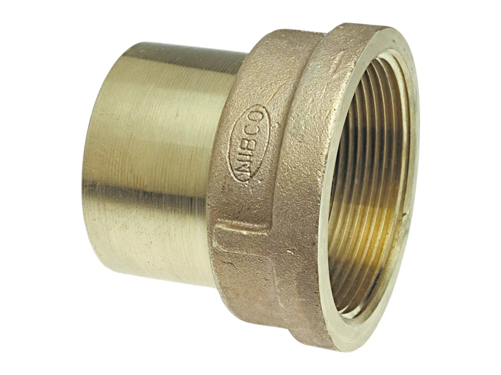 NIBCO B02845L, 1/2 in. x 1/4 in. Fitting Adapter Ftg x F, Performance Bronze 703-2-LF
