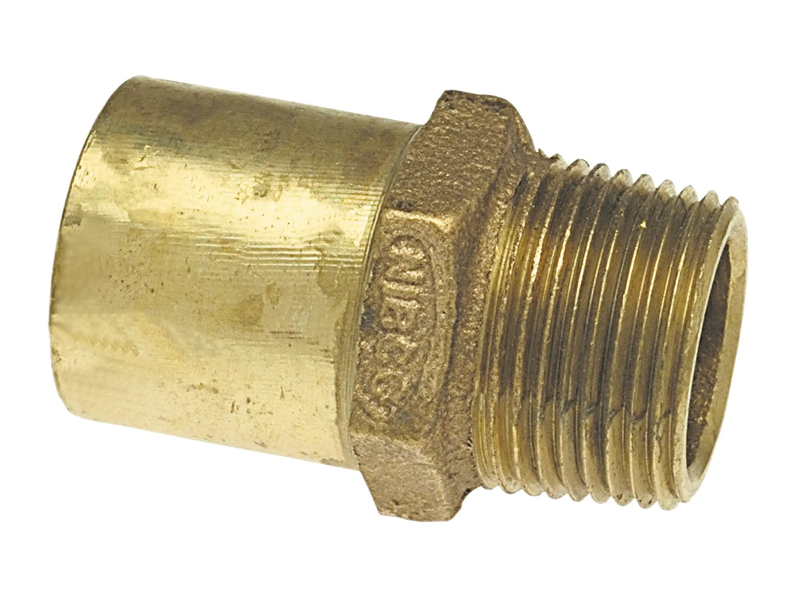 NIBCO B034700, 1-1/2 in. x 1-1/2 in. Drop Adapter Ftg x M , Cast 704-2