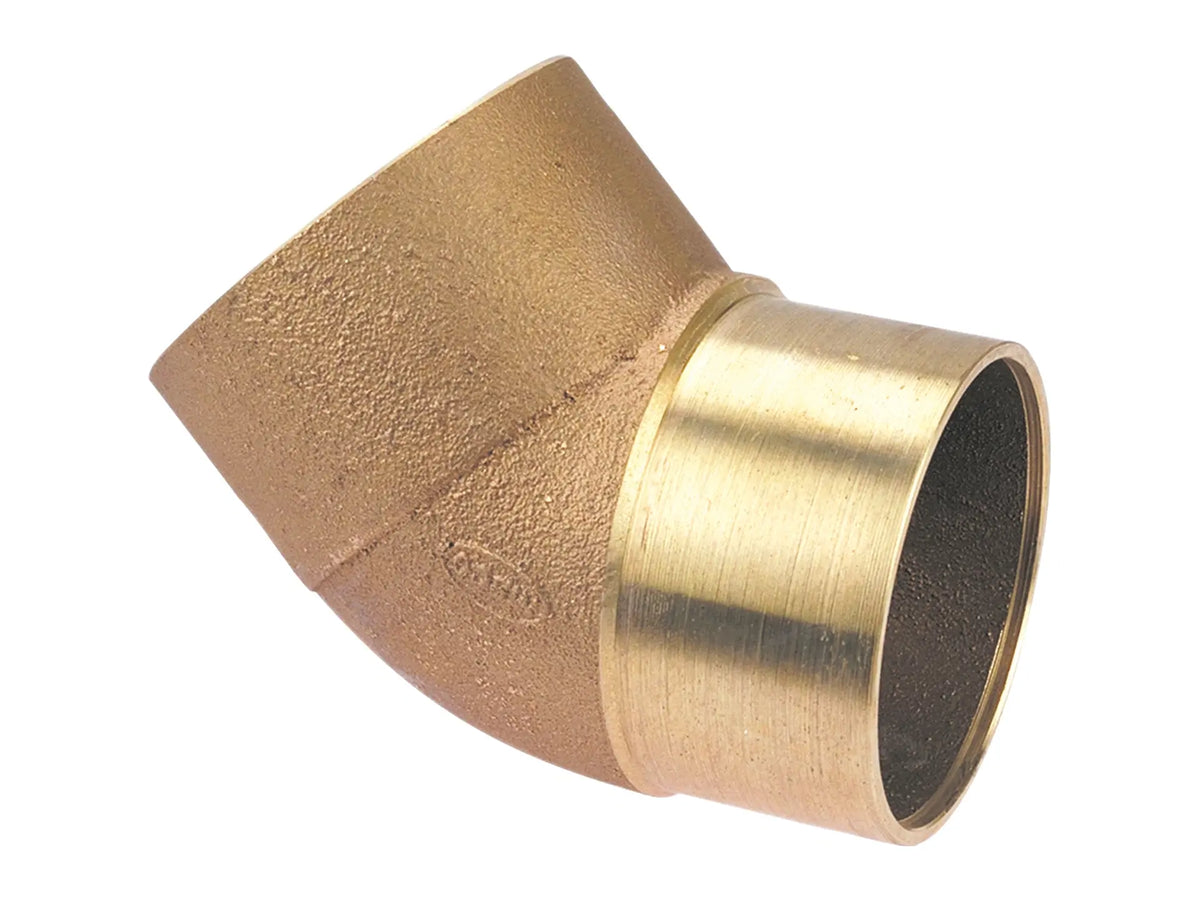 NIBCO B047100, 4 in. x 4 in. 45° Fitting Elbow Ftg x C , Cast 706-2