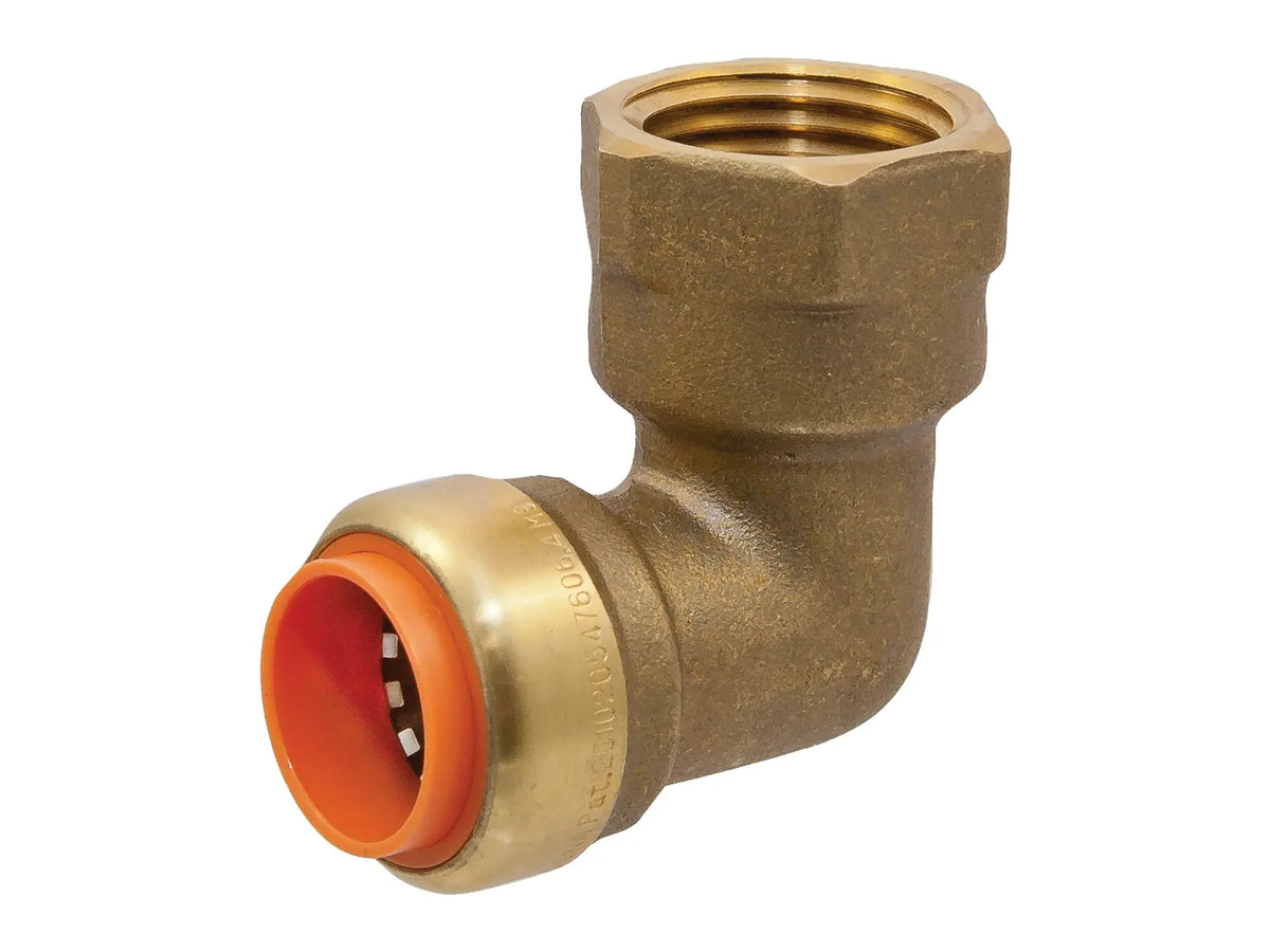 NIBCO B063850PE, 1/2 in. x 1/2 in. 90° Elbow - Push x F P707-3-LF