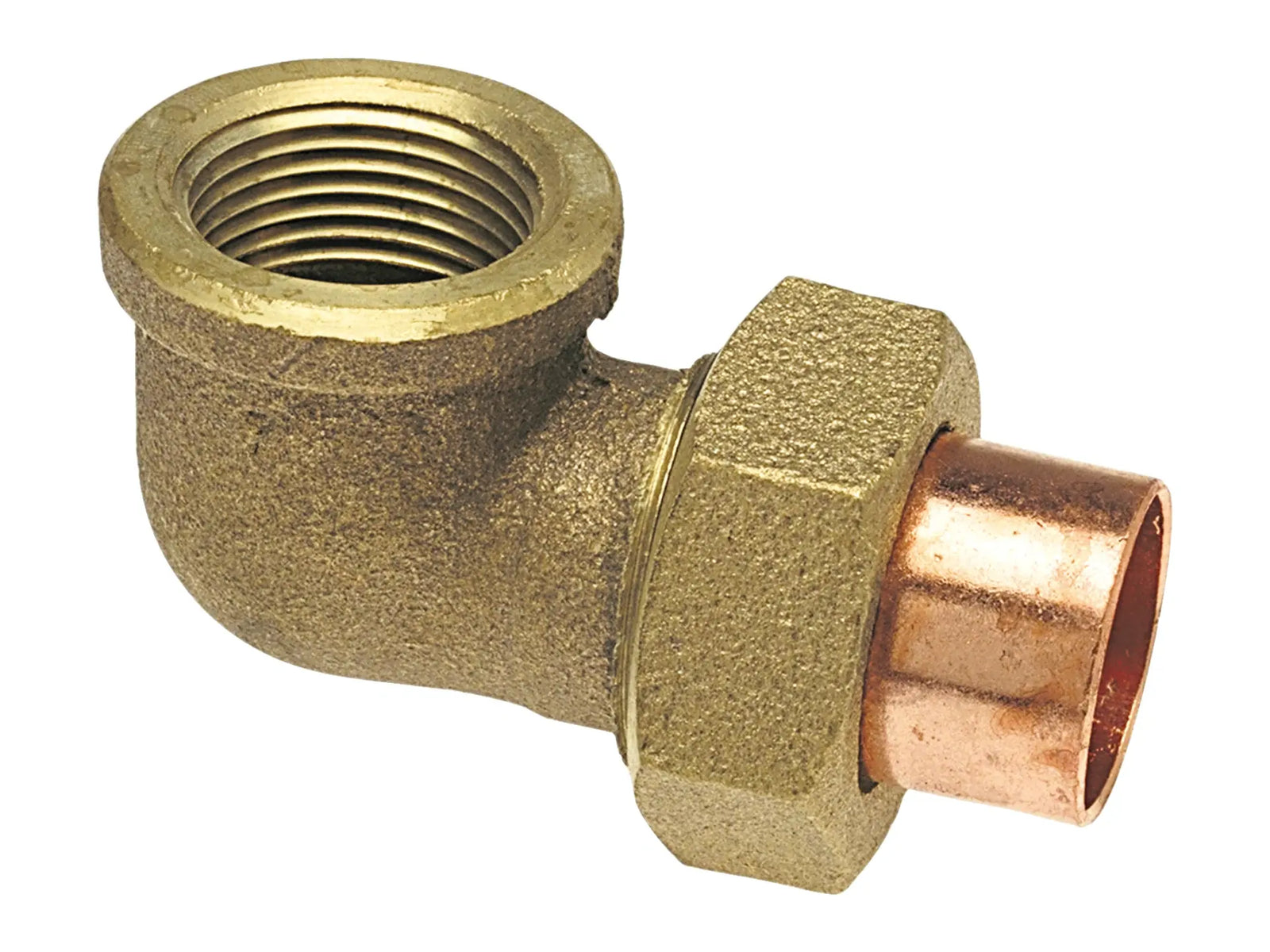 NIBCO B068650, 1 in. x 1 in. 90° Union Elbow C x F , Cast 707-3-6