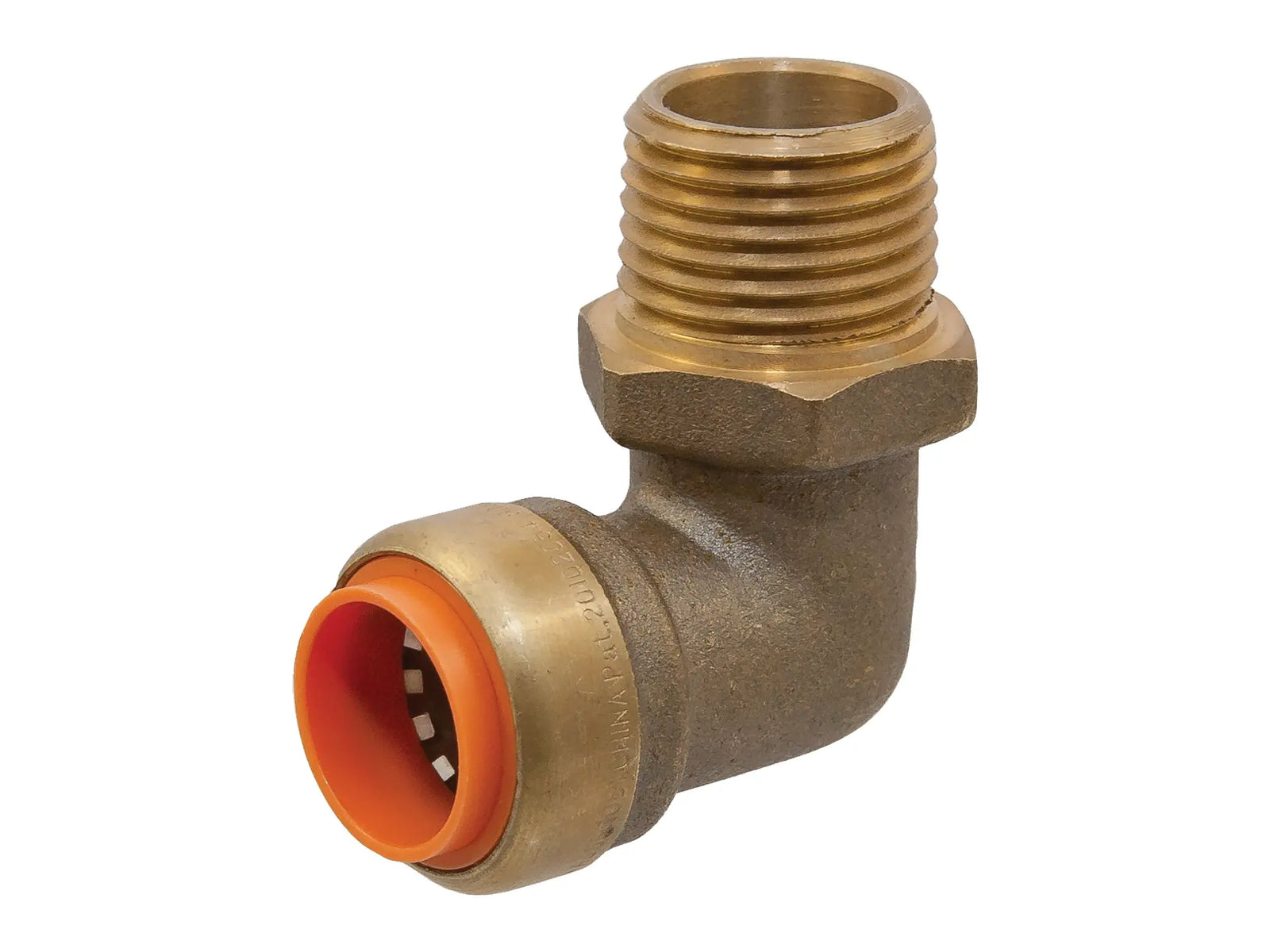 NIBCO B069900PE, 1/2 in. x 1/2 in. 90° Elbow - Push x M P707-4-LF
