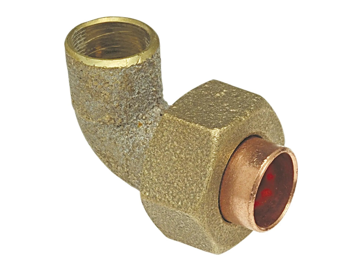 NIBCO B074550, 1/2 in. x 1/2 in. 90° Union Elbow C x C , Cast 707-6