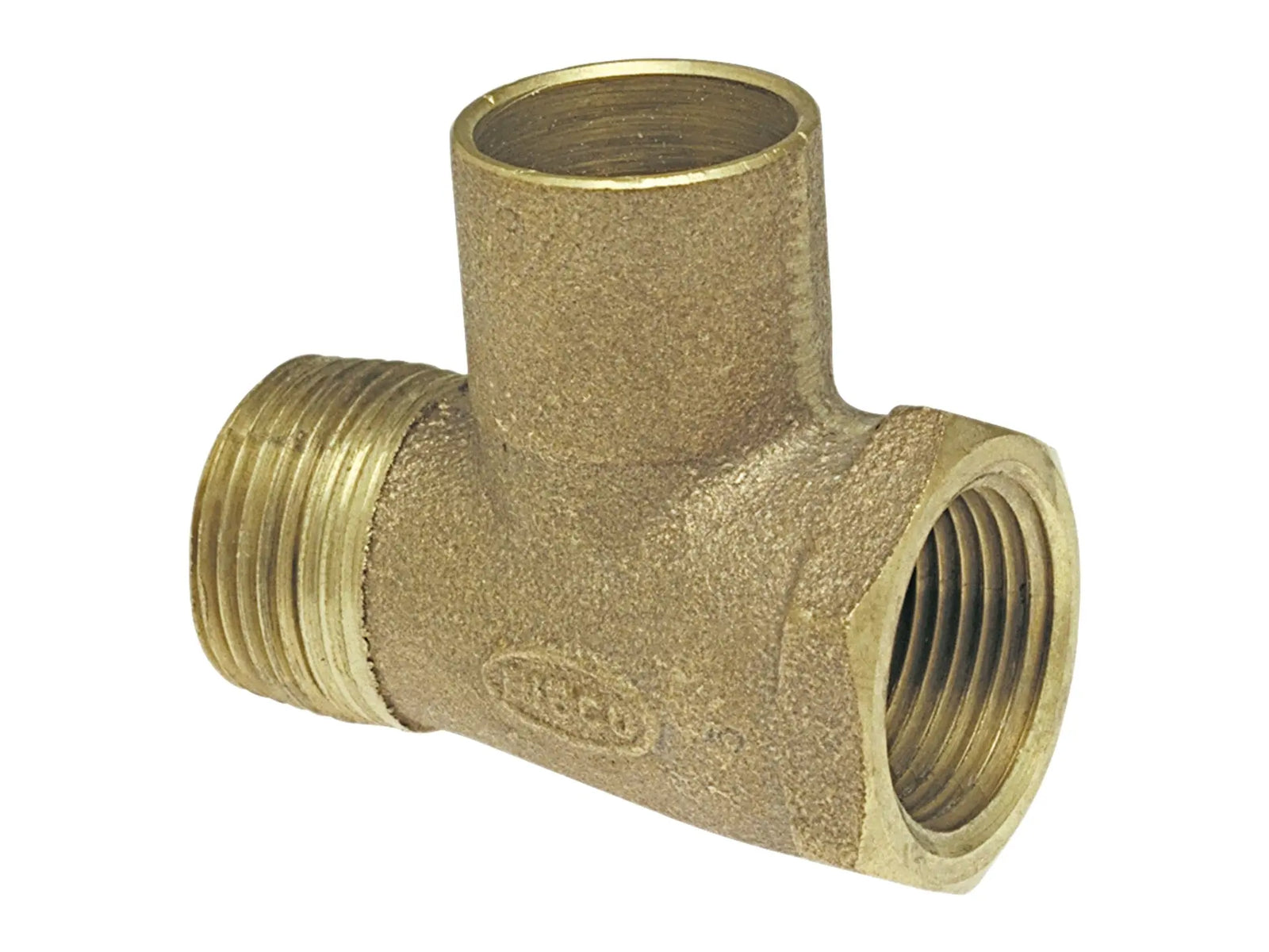 NIBCO B092000, 3/4 in. x 3/4 in. x 3/4 in. Tee M x F x C , Cast 710-3-4