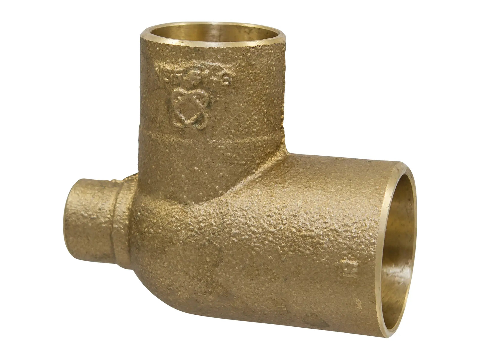 NIBCO B10095L, 1-1/4 in. x 1/2 in. x 1 in. Tee C x C x C, Performance Bronze 711-LF